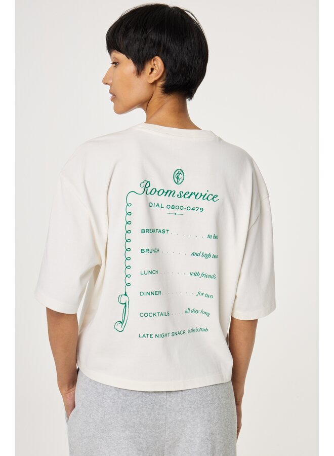 T-shirt Benja Cosy White/Green