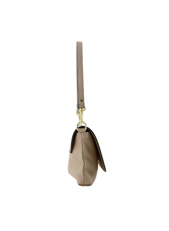 Jewelz tas Lara Classic Grain Taupe/Goudkleurig