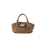 Jewelz tas Leonie Suède Taupe/Goudkleurig