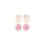 LOTT. oorbellen Camille Berry Pink/Goud Verguld