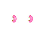 Day & Eve oorbellen E60054-3 Roze/Goudkleurig