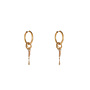 Day & Eve oorbellen E61156-3 Goudkleurig