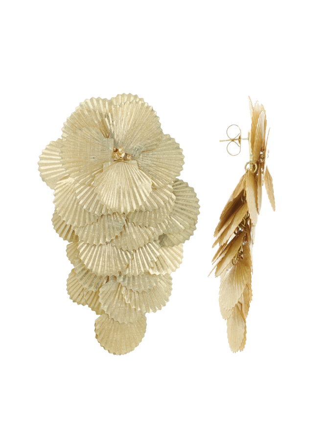 LOTT. oorbellen Charlize Honey Gold/Goud Verguld