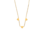 My Jewellery ketting Drie Hartjes Goudkleurig
