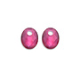Sparkling Jewels oorbel Edelstenen Small Oval Candy Jade