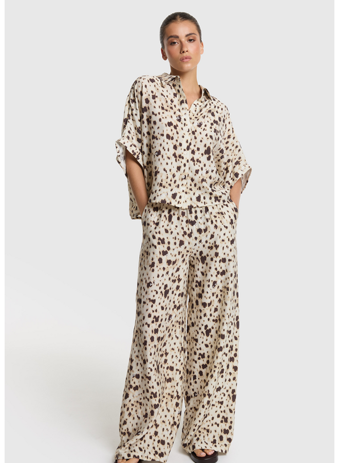 Broek Wide Leg Animal