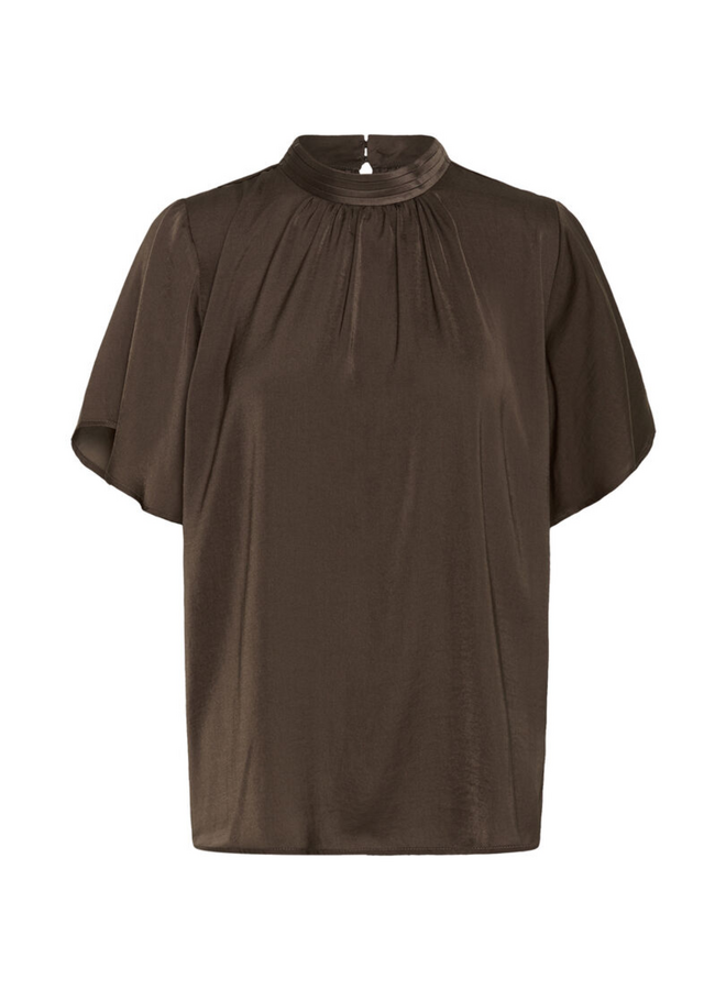 Top AileenSZ SS Chocolate Brown