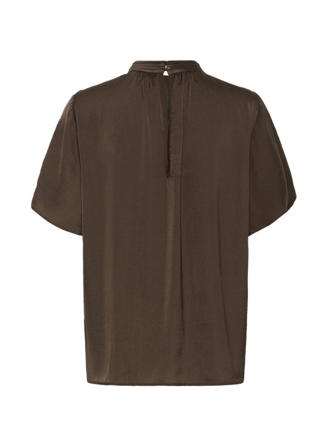 Top AileenSZ SS Chocolate Brown