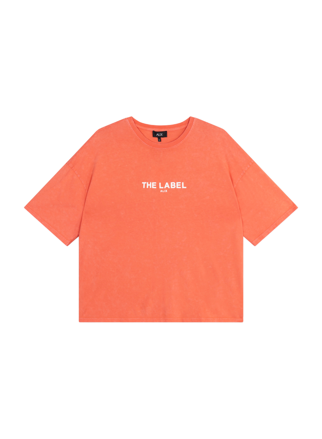T-shirt The Label Soft Orange