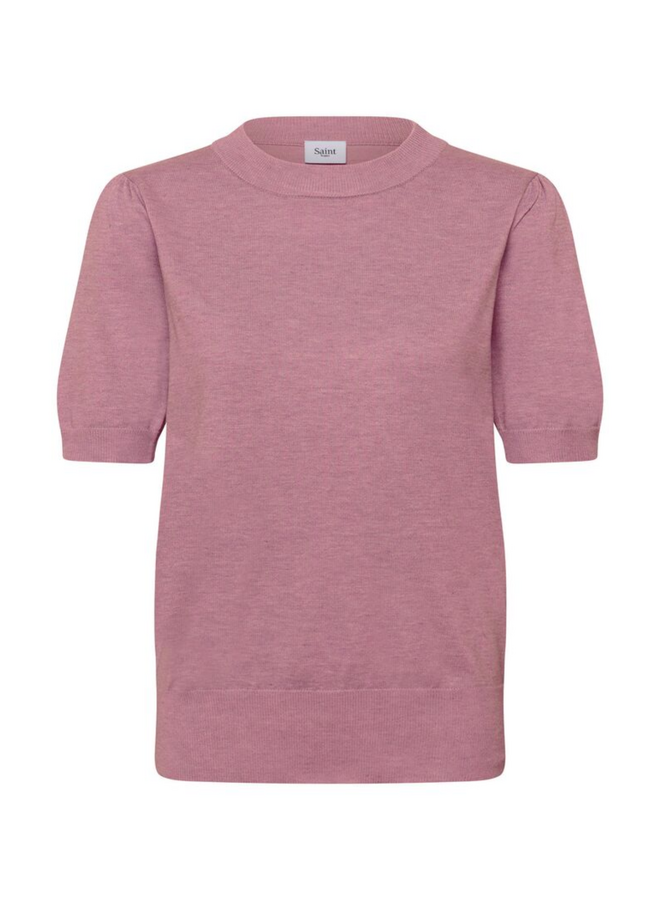 Top MilaSZ Korte Mouw Foxglove Melange