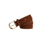 Legend riem 30574 Donkerbruin/Goudkleurig