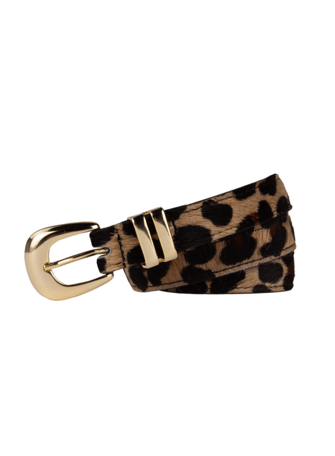 Legend riem 20301 Panter/Goudkleurig