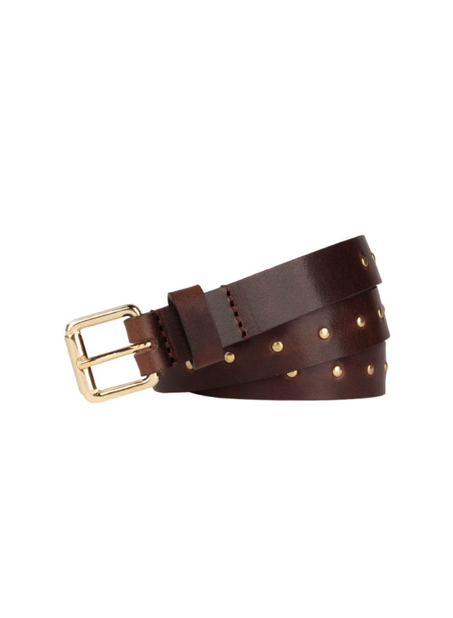 Legend riem 20292 Bruin/Goudkleurig