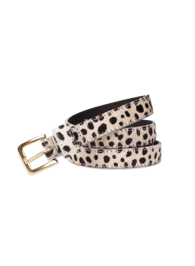 Legend riem 20803 Cheetah Wit/Goudkleurig