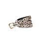 Legend riem 20803 Cheetah Wit/Goudkleurig