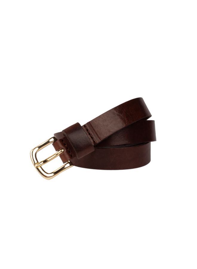 Legend riem 20189 Bruin/Goudkleurig