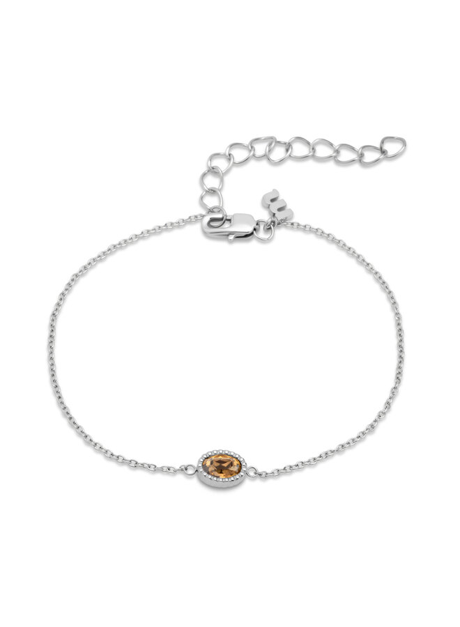 Melano Friends armband Auro Cr. Golden Shadow Zilverkleurig