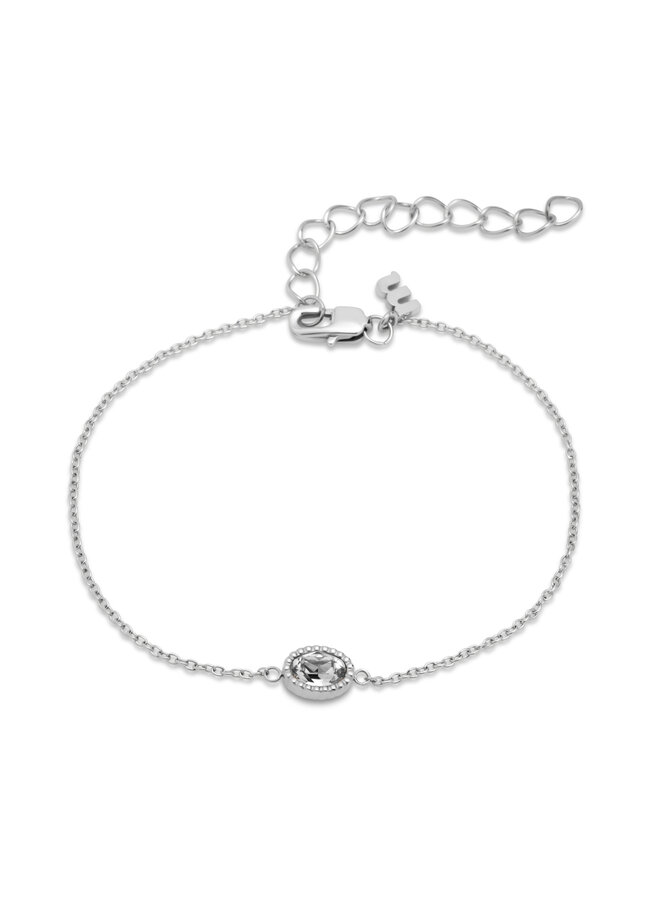 Melano Friends armband Auro Crystal Zilverkleurig