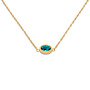 Melano Friends ketting Auree L. Turquoise Goudkleurig