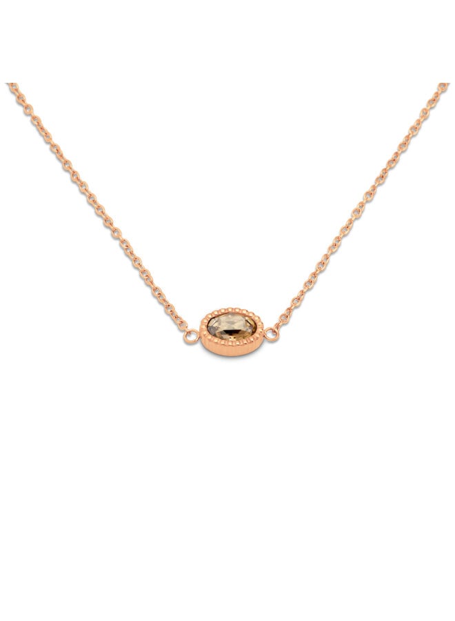 Melano Friends ketting Auree Cr. Golden Shadow Rosékleurig