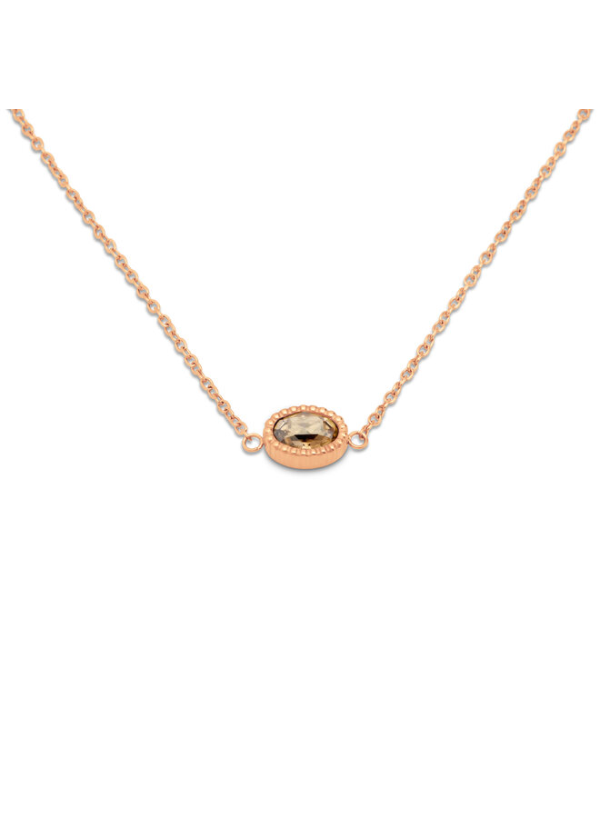 Melano Friends ketting Auree Cr. Golden Shadow Rosékleurig