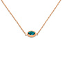 Melano Friends ketting Auree L. Turquoise Rosékleurig