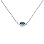 Melano Friends ketting Auree Aquamarine Zilverkleurig