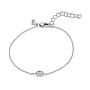 Melano Friends armband Nava Crystal Zilverkleurig