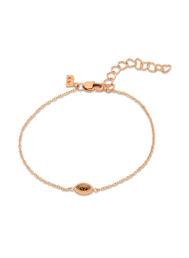 Melano Friends armband Nava Cr. Golden Shadow Rosékleurig