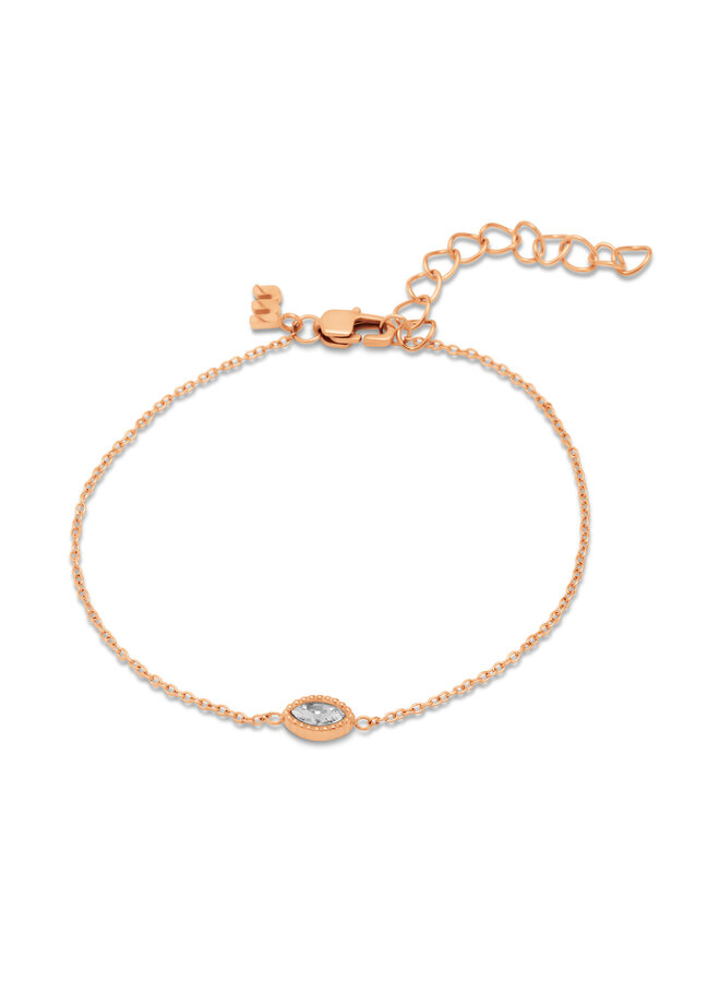 Melano Friends armband Nava Crystal Rosékleurig