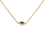 Melano Friends ketting Navee Aquamarine Goudkleurig