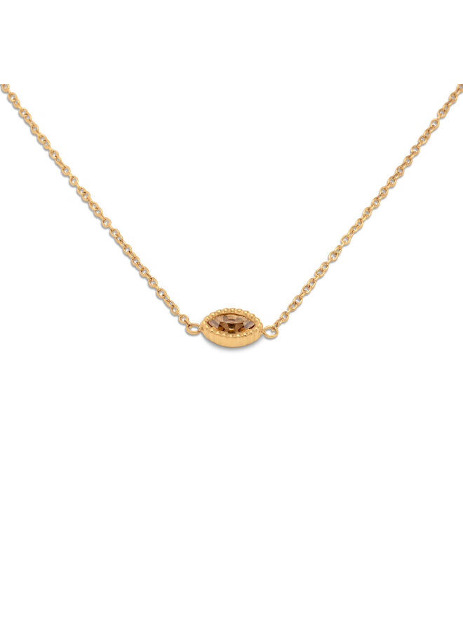 Melano Friends ketting Navee Cr. Golden Shadow Goudkleurig