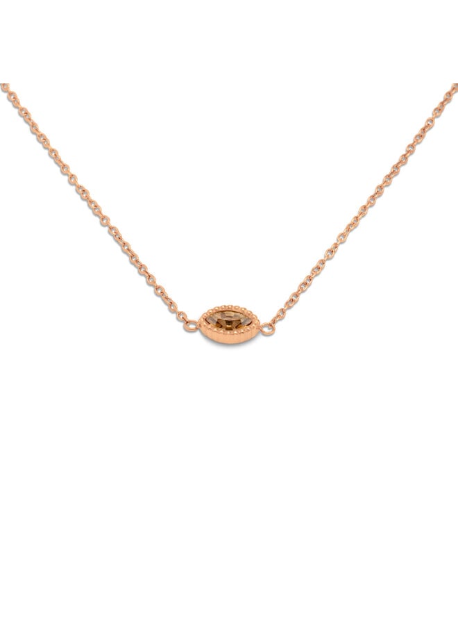 Melano Friends ketting Navee Cr. Golden Shadow Rosékleurig