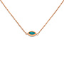 Melano Friends ketting Navee L. Turquoise Rosékleurig