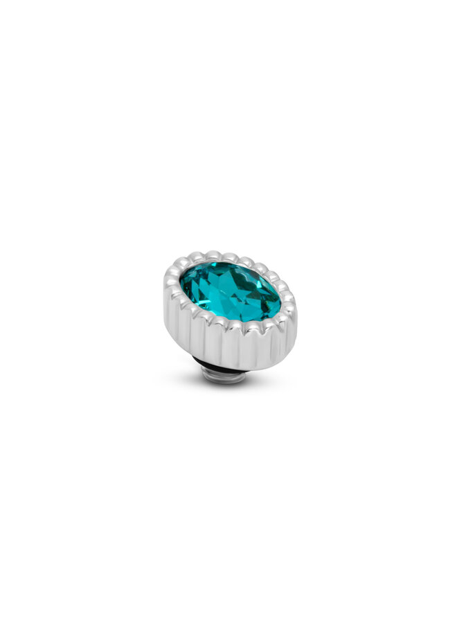 Melano Twisted meddy Aureole L. Turquoise Zilverkleurig