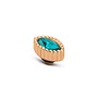 Melano Twisted meddy Navette L. Turquoise Rosékleurig