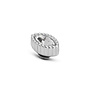 Melano Twisted meddy Navette Crystal Zilverkleurig