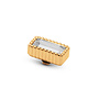 Melano Twisted meddy Bar Crystal Goudkleurig