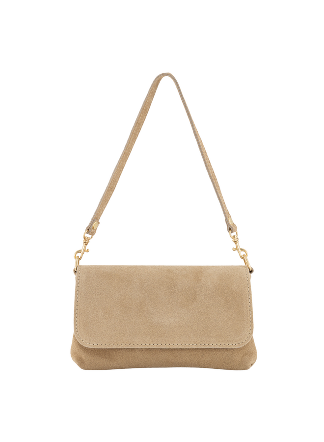 Jewelz tas Lara Suède Zand/Goudkleurig