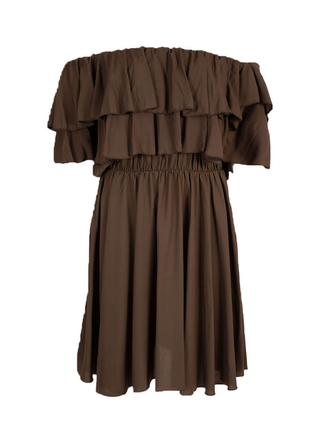 Jurk Lova Donkerbruin Onesize