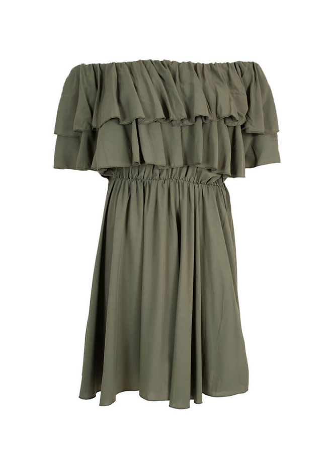 Jurk Lova legergroen Onesize