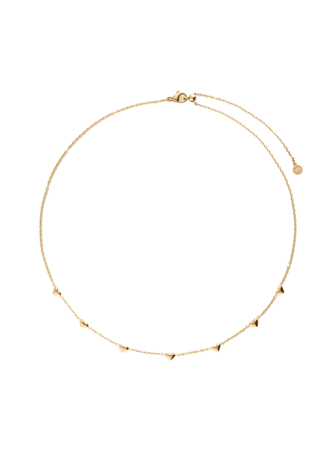 My Jewellery ketting Kleine Hartjes Goudkleurig
