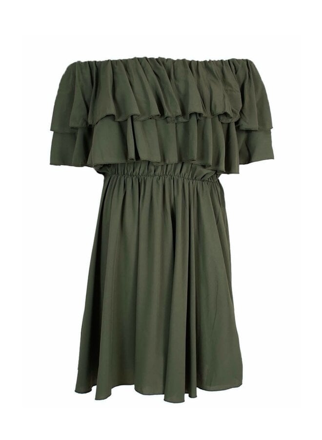 Jurk Lova Armygroen Onesize