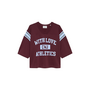 Top Sporty Graphic Merlot