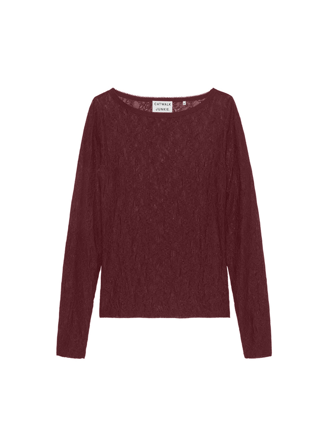 Top Lace Merlot