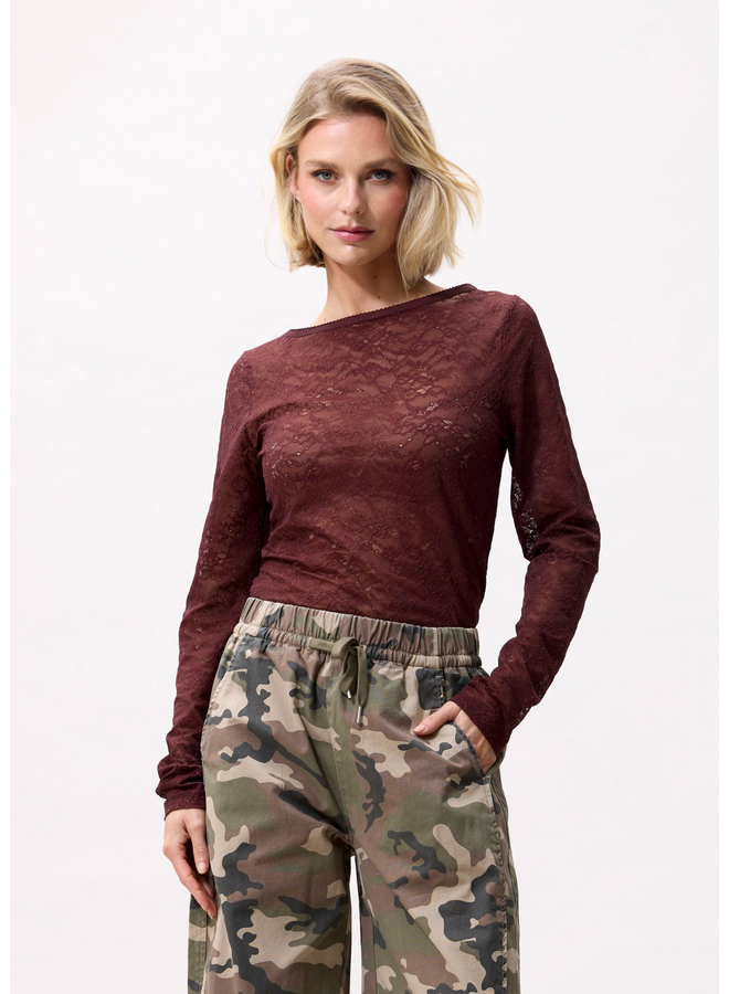 Top Lace Merlot