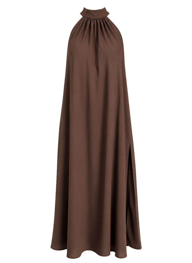 Jurk Maxi Donkerbruin
