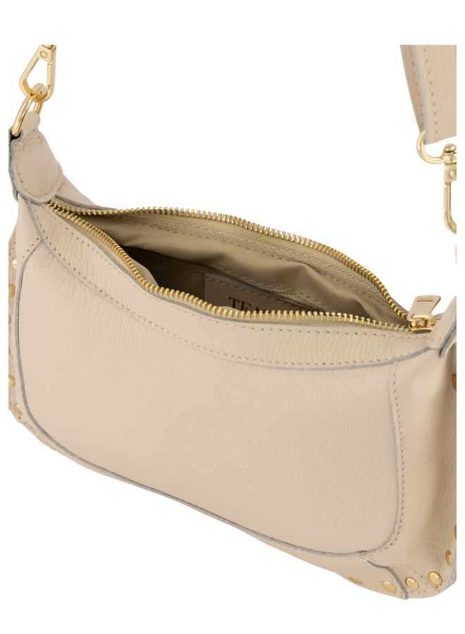 Jewelz tas Monica Classic Grain Ecru/Goudkleurig