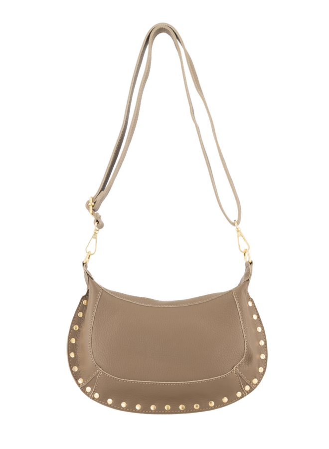 Jewelz tas Monica Classic Grain Taupe/Goudkleurig
