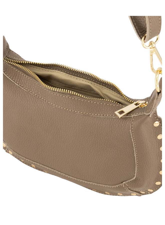 Jewelz tas Monica Classic Grain Taupe/Goudkleurig
